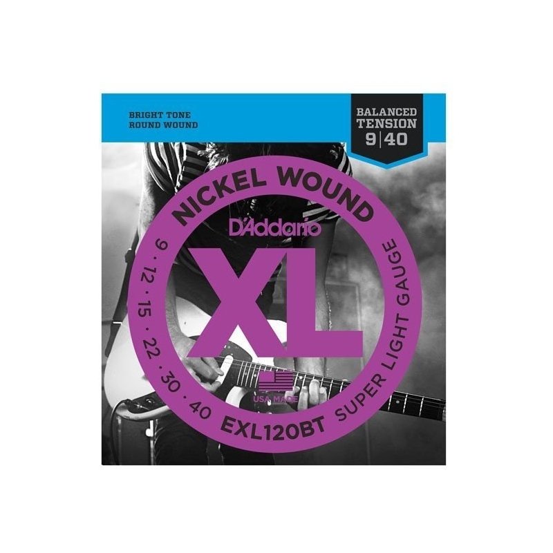 фото Струны для электрогитары d'addario exl120 bt