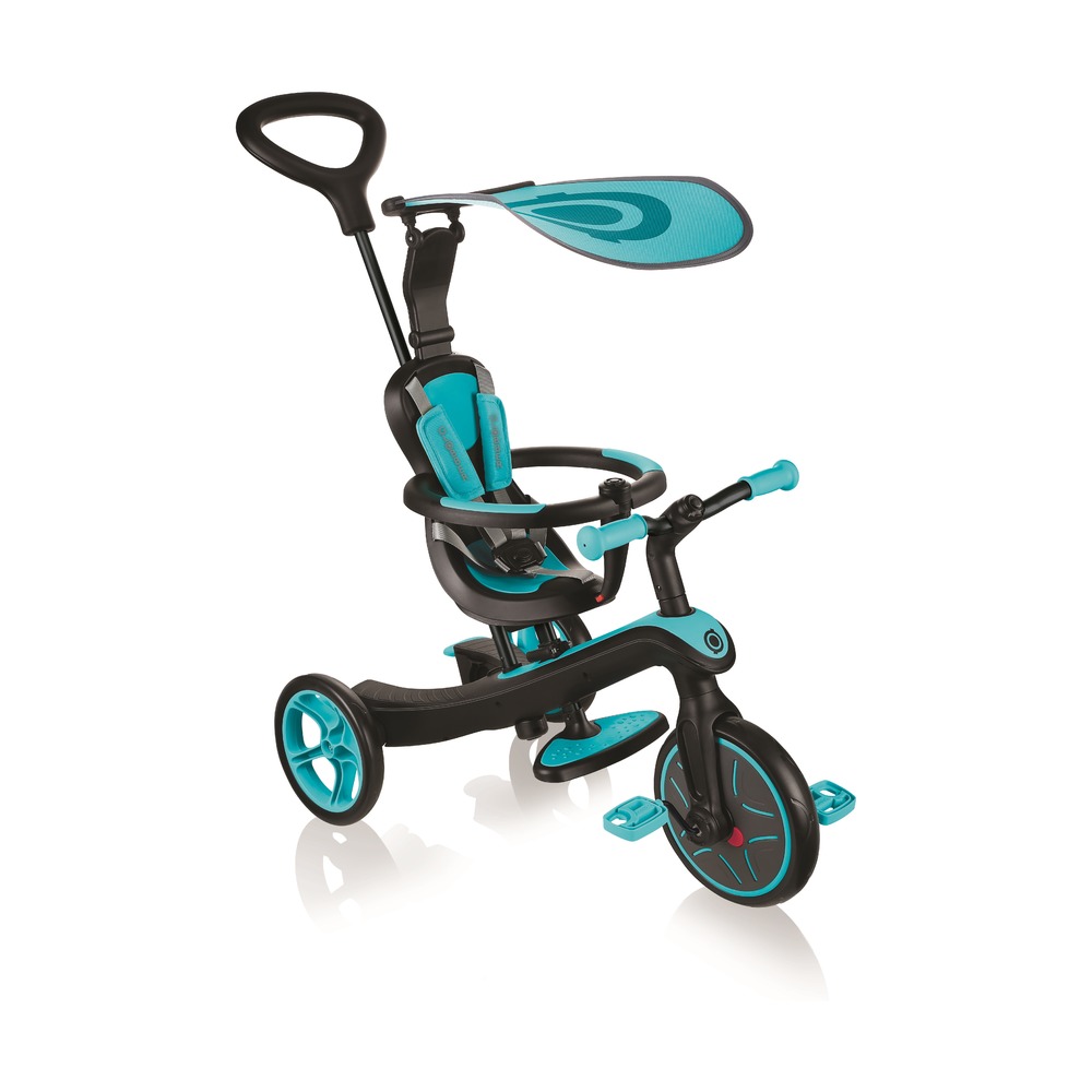 фото Трехколесный велосипед globber trike explorer 4 в 1, голубой