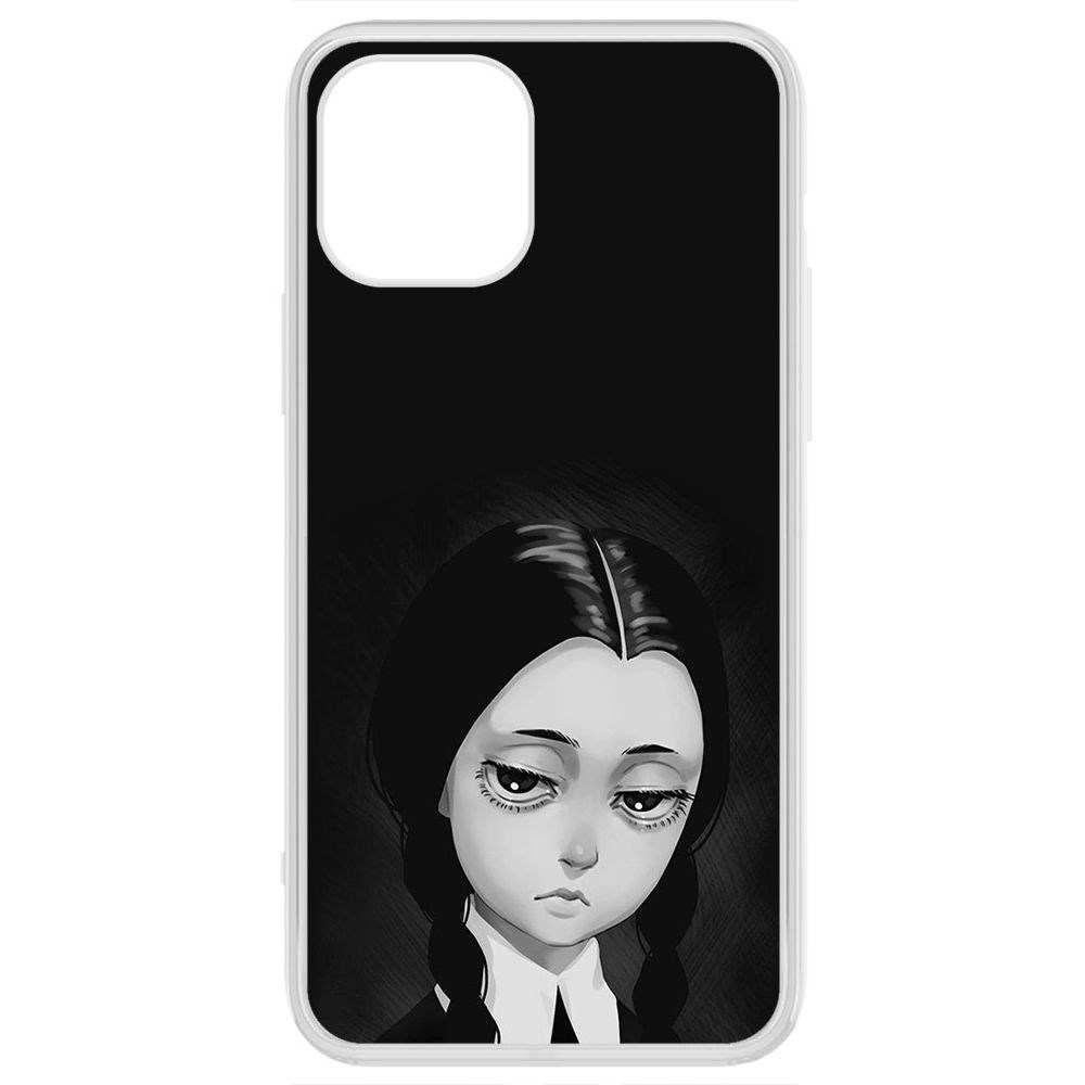 Чехол-накладка Krutoff Clear Case Уэнсдей Аддамс - Рисованная Уэнсдей для iPhone 12, Прозрачный
Чехол-накладка Krutoff Clear Case Уэнсдей Аддамс - Рисованная Уэнсдей для iPhone 12, Прозрачный
