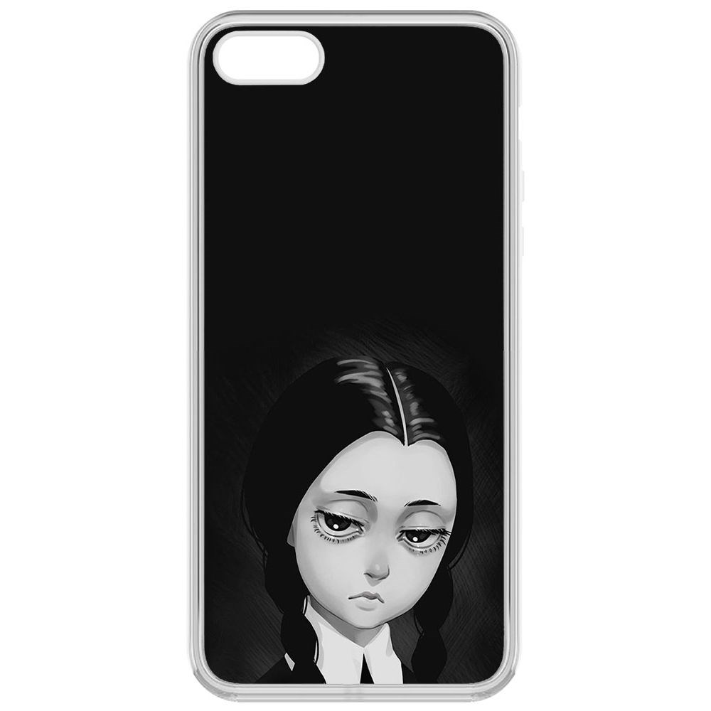 Чехол-накладка Krutoff Clear Case Уэнсдей Аддамс - Рисованная Уэнсдей для iPhone 5, Прозрачный
Чехол-накладка Krutoff Clear Case Уэнсдей Аддамс - Рисованная Уэнсдей для iPhone 5, Прозрачный
