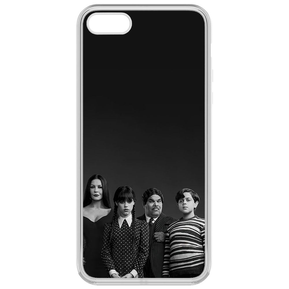 Чехол-накладка Krutoff Clear Case Уэнсдей Аддамс - Семейка Аддамс для iPhone 5S, Прозрачный
Чехол-накладка Krutoff Clear Case Уэнсдей Аддамс - Семейка Аддамс для iPhone 5S, Прозрачный