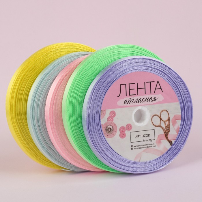 Арт Узор "Нежный", 5 шт, 6 ммх23 +- 1 м, Желтый;голубой;розовый;зеленый;фиолетовый
Арт Узор "Нежный", 5 шт, 6 ммх23 +- 1 м, Желтый;голубой;розовый;зеленый;фиолетовый