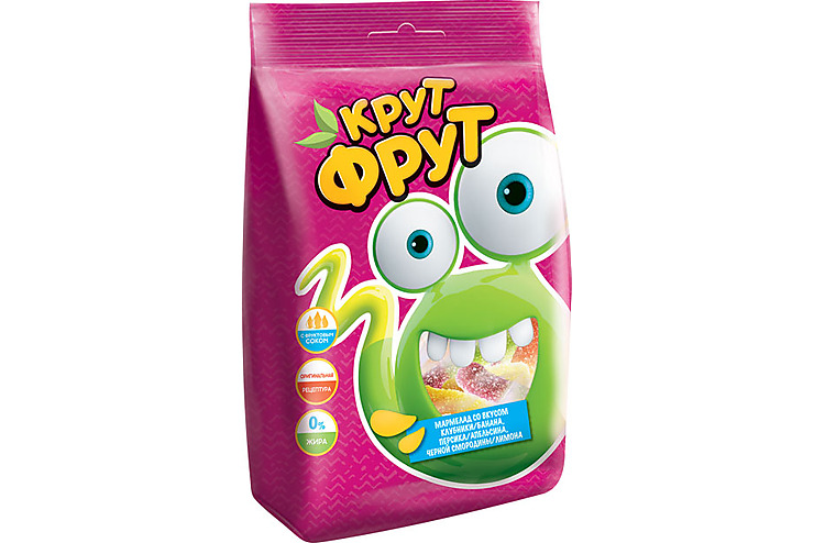 KrutFrut, мармелад жевательный в форме забавных змеек в посыпке с легкой кислинкой, 250 г
KrutFrut, мармелад жевательный в форме забавных змеек в посыпке с легкой кислинкой, 250 г