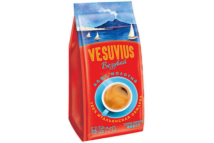 «Vesuvius», кофе молотый, 200 г
«Vesuvius», кофе молотый, 200 г