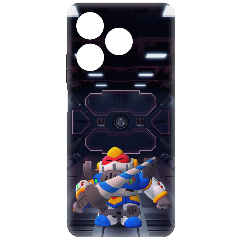 Чехол-накладка Krutoff Soft Case Brawl Stars - Паладин Вольт-Меха для Realme C61 черный
Чехол-накладка Krutoff Soft Case Brawl Stars - Паладин Вольт-Меха для Realme C61 черный