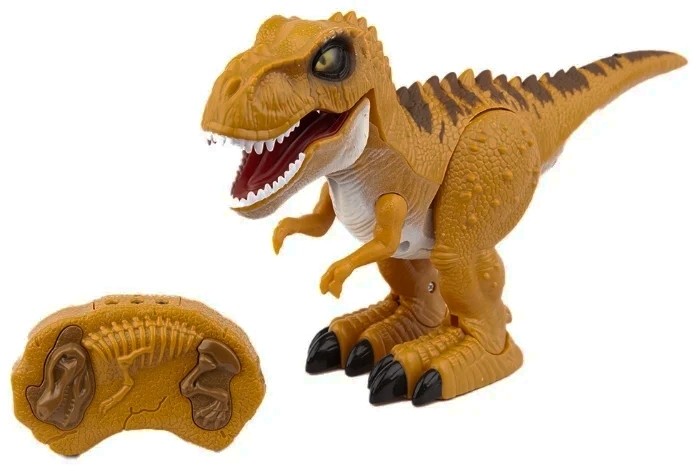 фото Радиоуправляемый динозавр тираннозавр rex (свет, звук, пульт) - rs011 dinosaurs island toys