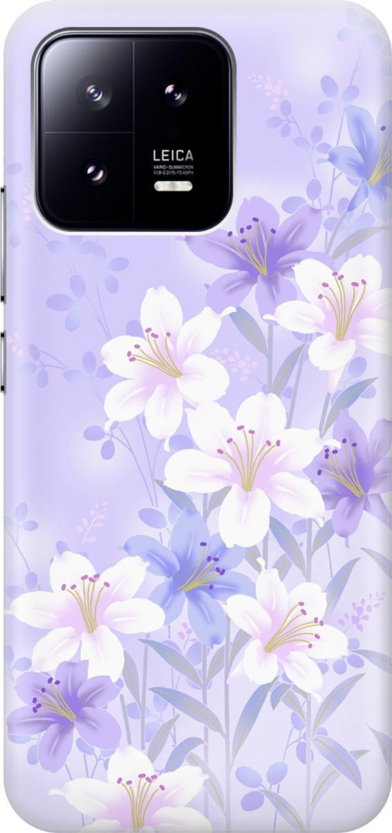 Силиконовый чехол на Xiaomi 13 с принтом "Лилии на фиолетовом", Белый;фиолетовый, 159008
Силиконовый чехол на Xiaomi 13 с принтом "Лилии на фиолетовом", Белый;фиолетовый, 159008