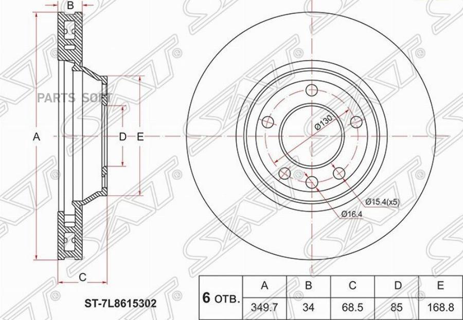 Диск Тормозной Перед Правый Audi Q7 06-/Porsche Cayenne 02-/Vw Touareg 02- Sat арт. ST-7L8
Диск Тормозной Перед Правый Audi Q7 06-/Porsche Cayenne 02-/Vw Touareg 02- Sat арт. ST-7L8