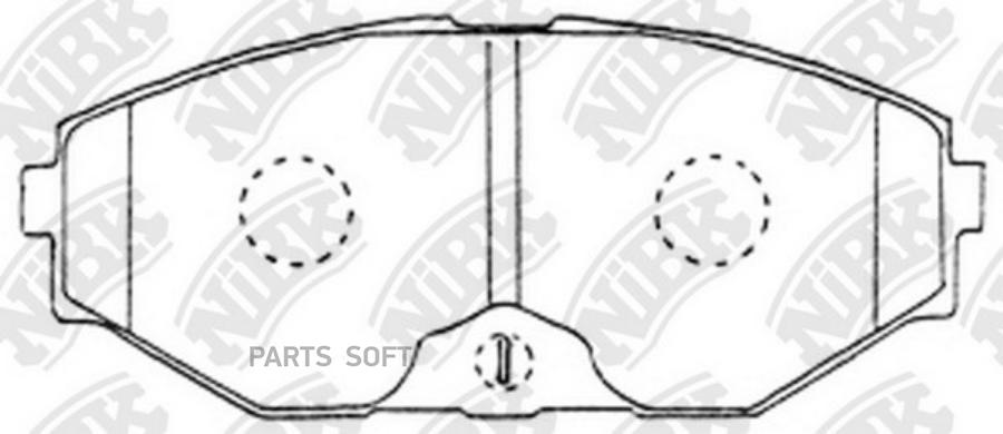 Тормозные колодки NiBK передние pn2261
Тормозные колодки NiBK передние pn2261