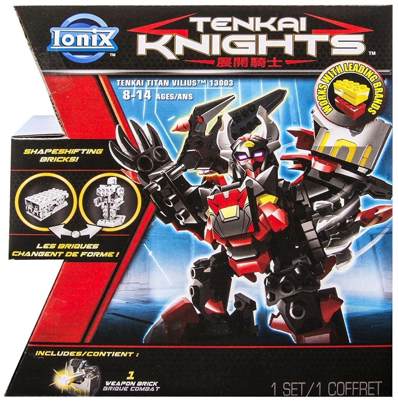 Фигурка-трансформер Tenkai Knights Рыцари Тенкай Титаны №3 Вилиус 47 дет., Фигурка-трансформер Титаны №3 - Вилиус
Фигурка-трансформер Tenkai Knights Рыцари Тенкай Титаны №3 Вилиус 47 дет., Фигурка-трансформер Титаны №3 - Вилиус
