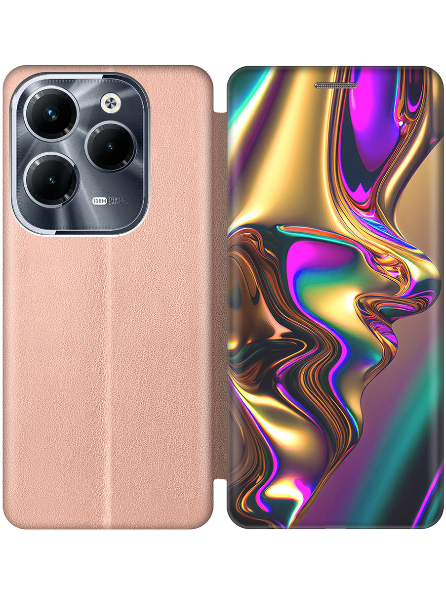 Чехол-книжка на Infinix Hot 40 / Hot 40 Pro с принтом "Золотистая абстракция" золотой, Золотистый;фиолетовый, 778679231
Чехол-книжка на Infinix Hot 40 / Hot 40 Pro с принтом "Золотистая абстракция" золотой, Золотистый;фиолетовый, 778679231