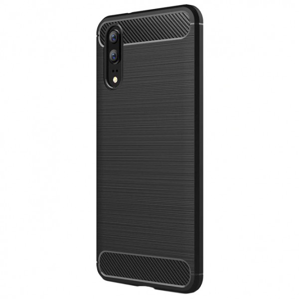 фото Tpu чехол slim series для huawei p20 (черный) epik