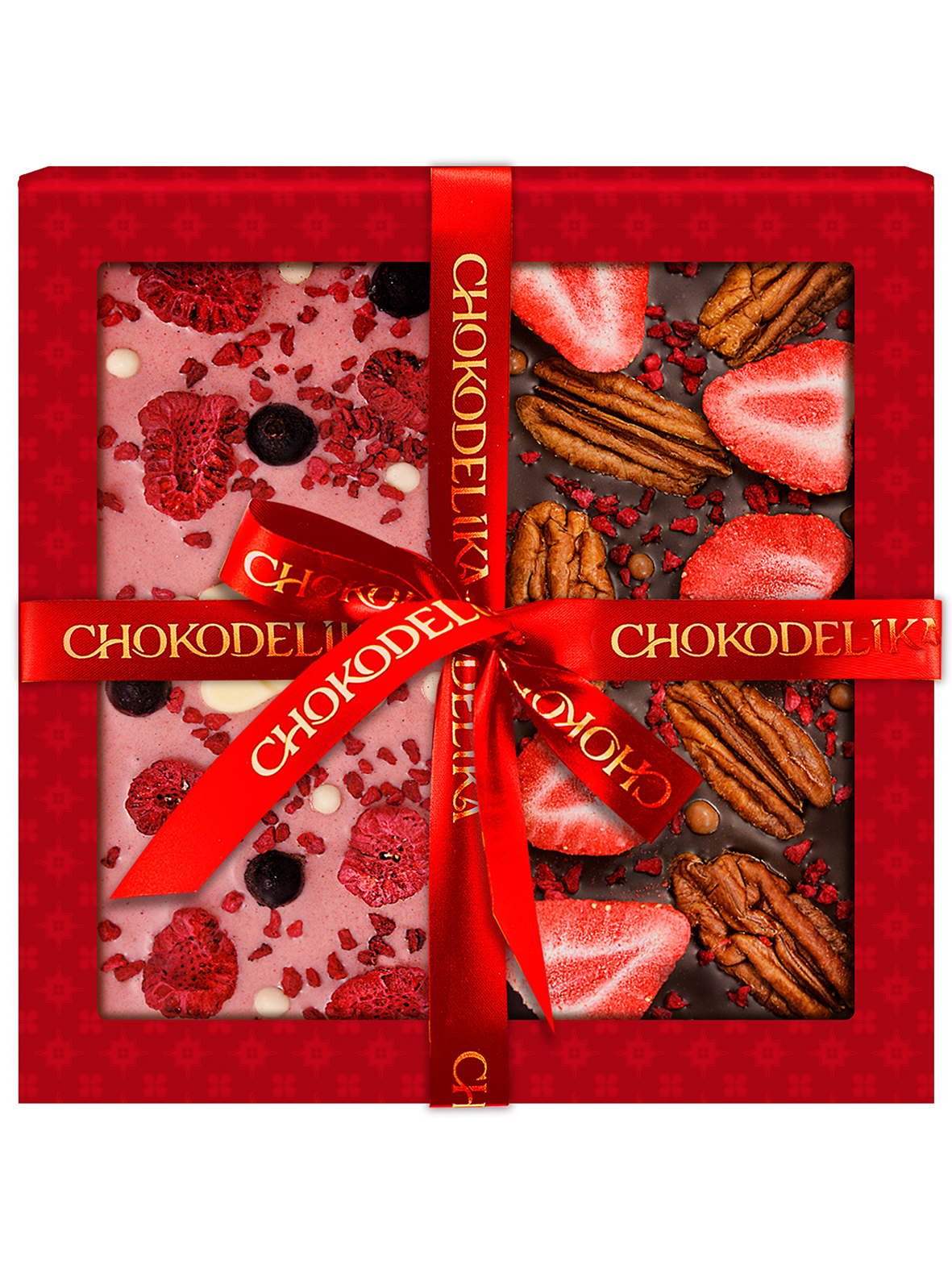Подарочный набор ассорти Chokodelika из шоколада Ягоды в шоколадном восторге 200 г
Подарочный набор ассорти Chokodelika из шоколада Ягоды в шоколадном восторге 200 г