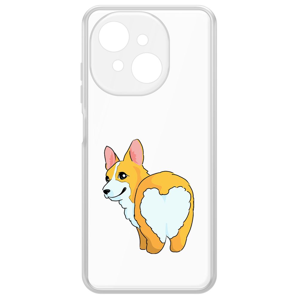 Чехол-накладка Krutoff Clear Case Рисованный корги вид 2 для Tecno Spark Go 1, Прозрачный
Чехол-накладка Krutoff Clear Case Рисованный корги вид 2 для Tecno Spark Go 1, Прозрачный