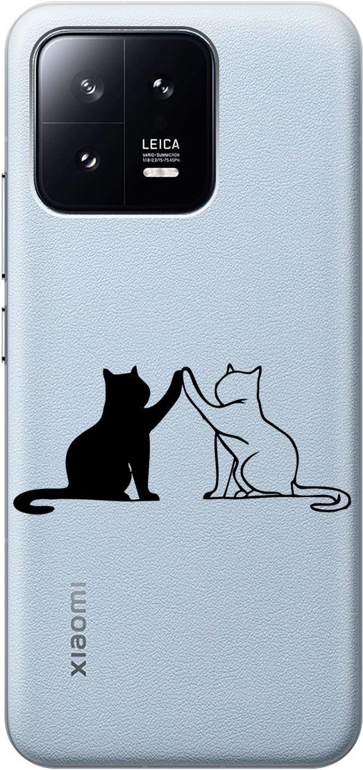 Силиконовый чехол на Xiaomi 13 с 3D принтом "Cats" прозрачный, Прозрачный;черный, 159018
Силиконовый чехол на Xiaomi 13 с 3D принтом "Cats" прозрачный, Прозрачный;черный, 159018