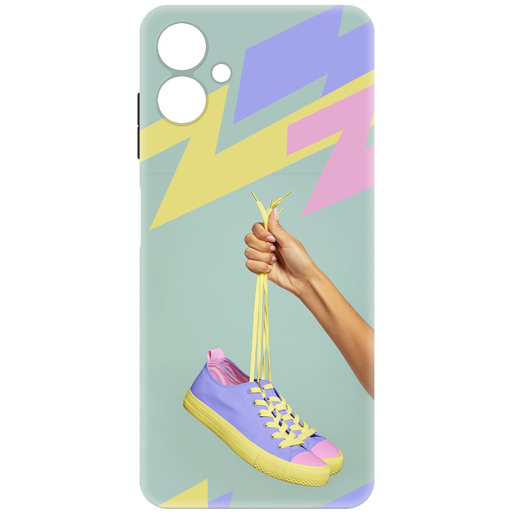 Чехол-накладка Krutoff Soft Case Кроссовки женские Цветные для Samsung Galaxy A06 (A065), Черный
Чехол-накладка Krutoff Soft Case Кроссовки женские Цветные для Samsung Galaxy A06 (A065), Черный