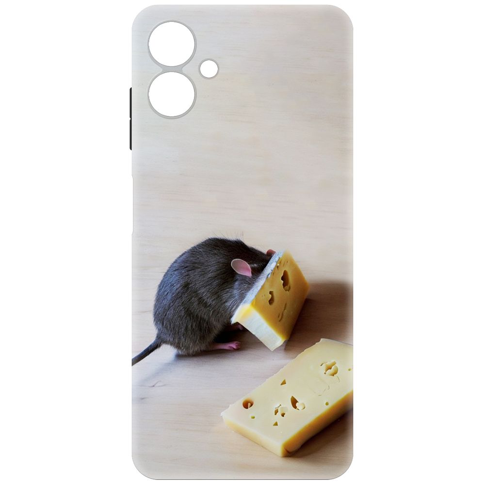 Чехол-накладка Krutoff Soft Case Мышь и сыр для Samsung Galaxy A06 (A065) черный
Чехол-накладка Krutoff Soft Case Мышь и сыр для Samsung Galaxy A06 (A065) черный