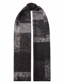 фото Шарф мужской labbra 01-00037600 темно-серый, 30х180 см