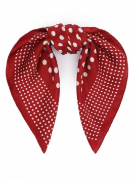 фото Платок женский eleganzza 01-00039533 белый, 53х53 см