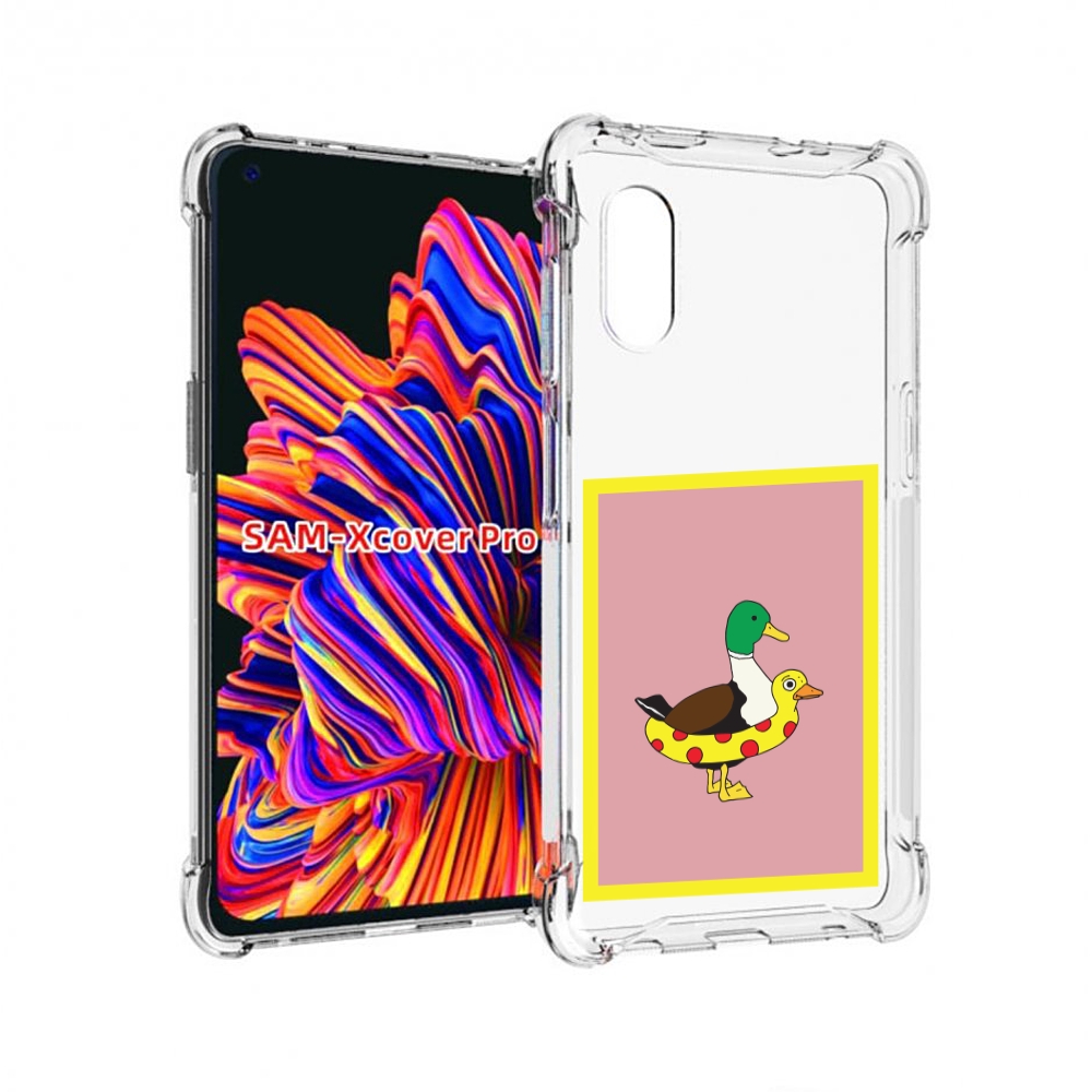 Чехол MyPads утка в круге надувном для Samsung Galaxy Xcover Pro 1, Прозрачный, Tocco 
Чехол MyPads утка в круге надувном для Samsung Galaxy Xcover Pro 1, Прозрачный, Tocco