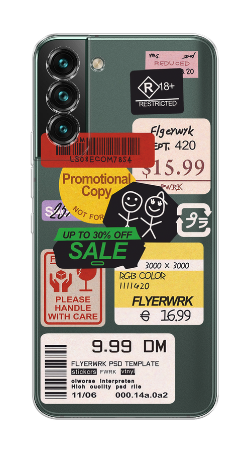Чехол на Samsung Galaxy S22 Plus "Коллаж из наклеек", Красный;желтый;зеленый;белый, 2103950-1
Чехол на Samsung Galaxy S22 Plus "Коллаж из наклеек", Красный;желтый;зеленый;белый, 2103950-1