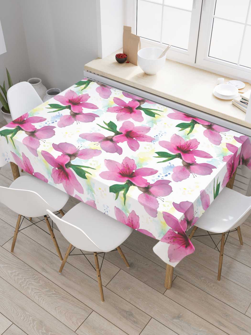 Скатерть прямоугольная JoyArty "Цветочки с ветки" из сатена, 120x145 см, Розовый, Цветочки с ветки
Скатерть прямоугольная JoyArty "Цветочки с ветки" из сатена, 120x145 см, Розовый, Цветочки с ветки