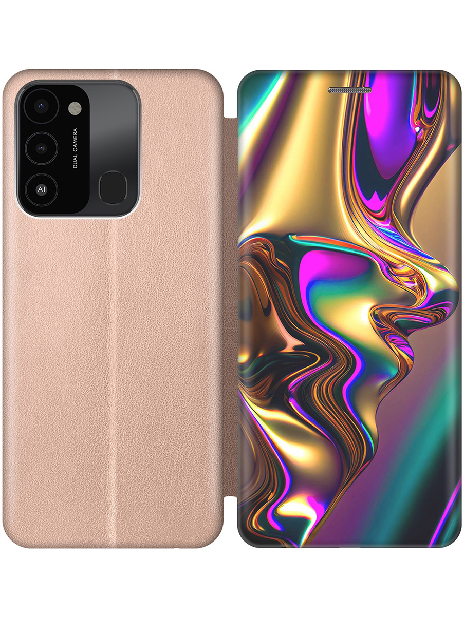 Чехол-книжка на Tecno Spark 8C / Go 2022 с принтом "Золотистая абстракция" золотой, Золотистый;фиолетовый, 778678031
Чехол-книжка на Tecno Spark 8C / Go 2022 с принтом "Золотистая абстракция" золотой, Золотистый;фиолетовый, 778678031