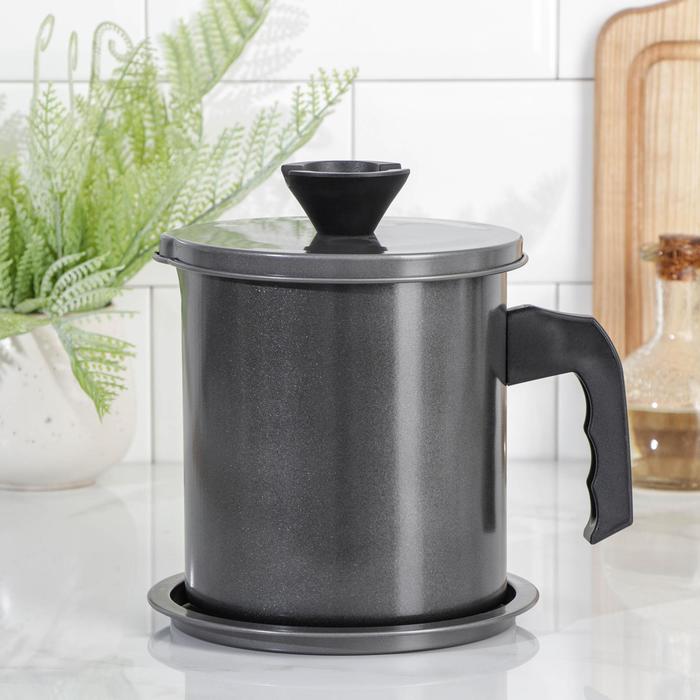 Контейнер для отделения масла и бульона, с ситом 1,7 л, 19x16x17,5 см, антипригарное покры, Черный
Контейнер для отделения масла и бульона, с ситом 1,7 л, 19x16x17,5 см, антипригарное покры, Черный