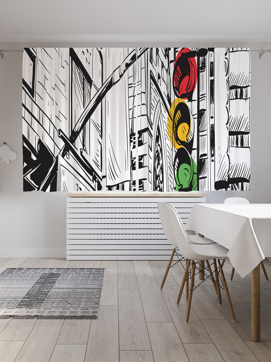 Классические шторы JoyArty "Краски светофора", серия Oxford DeLux, 2 полотна 145x180 см, Краски светофора
Классические шторы JoyArty "Краски светофора", серия Oxford DeLux, 2 полотна 145x180 см, Краски светофора
