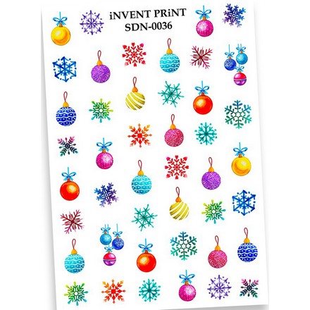 iNVENT PRiNT, Слайдер-дизайн «Новый год. Зима. Снежинки. Игрушки. Шары» №SDN-36, 3 шт., Разноцветный
iNVENT PRiNT, Слайдер-дизайн «Новый год. Зима. Снежинки. Игрушки. Шары» №SDN-36, 3 шт., Разноцветный