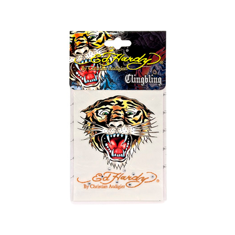Наклейка "TIGER" 9х12 со стразами ED HARDY EH-00234