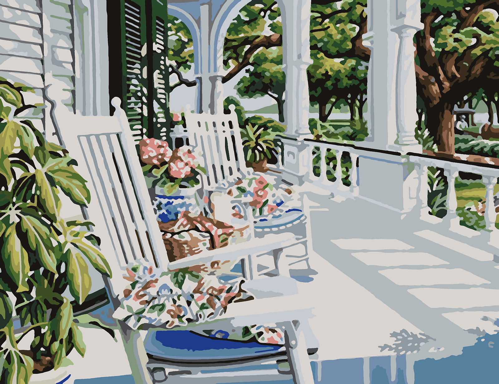 Картина по номерам Красиво Красим Веранда 50х80см, Веранда 
Картина по номерам Красиво Красим Веранда 50х80см, Веранда