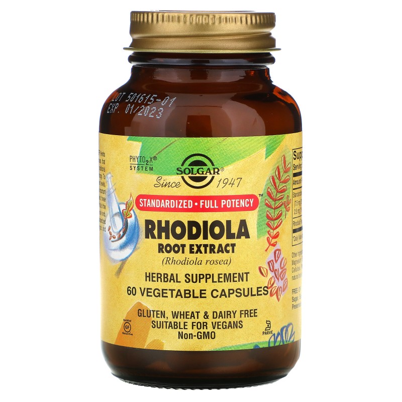 Экстракт родиолы розовой Solgar SFP Rhodiola Root Extract капсулы 60 шт., SFP Rhodiola Root Extract
Экстракт родиолы розовой Solgar SFP Rhodiola Root Extract капсулы 60 шт., SFP Rhodiola Root Extract