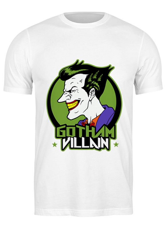 Футболка мужская Printio Джокер белая S, Джокер
Футболка мужская Printio Джокер белая S, Джокер