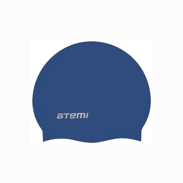 фото Шапочка для плавания atemi tc302 синяя