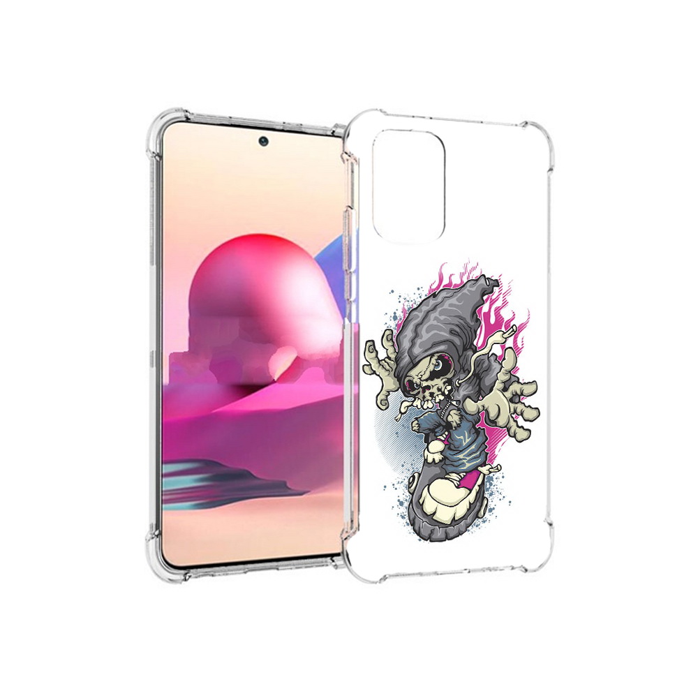 Чехол MyPads Tocco для Xiaomi Redmi Note 10S нарисованный скелет на скейт борде, Прозрачный, Tocco
Чехол MyPads Tocco для Xiaomi Redmi Note 10S нарисованный скелет на скейт борде, Прозрачный, Tocco