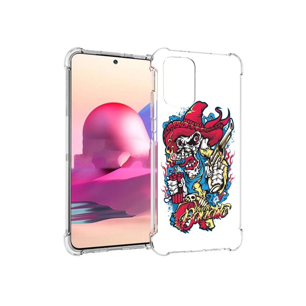 Чехол MyPads Tocco для Xiaomi Redmi Note 10S нарисованный скелет с писталетом, Прозрачный, Tocco
Чехол MyPads Tocco для Xiaomi Redmi Note 10S нарисованный скелет с писталетом, Прозрачный, Tocco