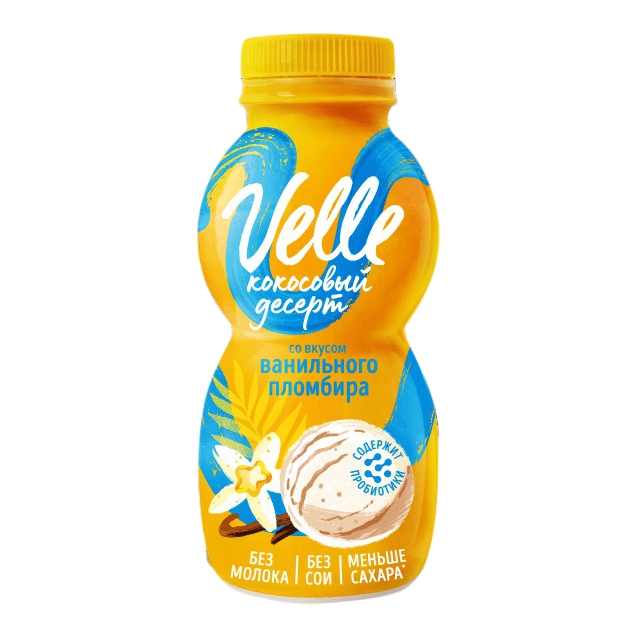 Растительный аналог йогурта Velle кокосовый десерт со вкусом ванильного пломбира 3,6% 250г
Растительный аналог йогурта Velle кокосовый десерт со вкусом ванильного пломбира 3,6% 250г