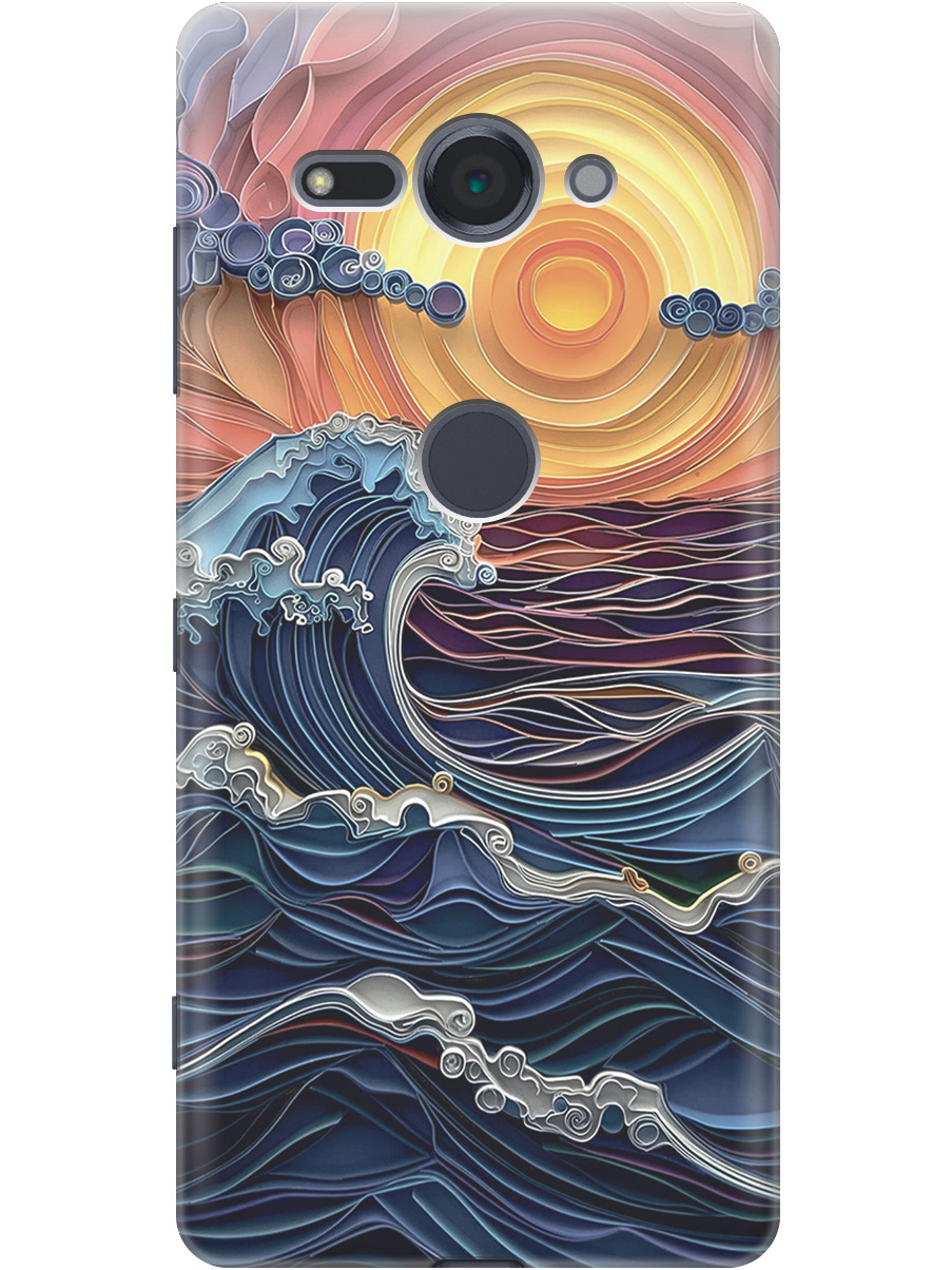 Силиконовый чехол на Sony Xperia XZ2 Compact с принтом "Волны на закате", Прозрачный;оранжевый;синий, 717613910
Силиконовый чехол на Sony Xperia XZ2 Compact с принтом "Волны на закате", Прозрачный;оранжевый;синий, 717613910