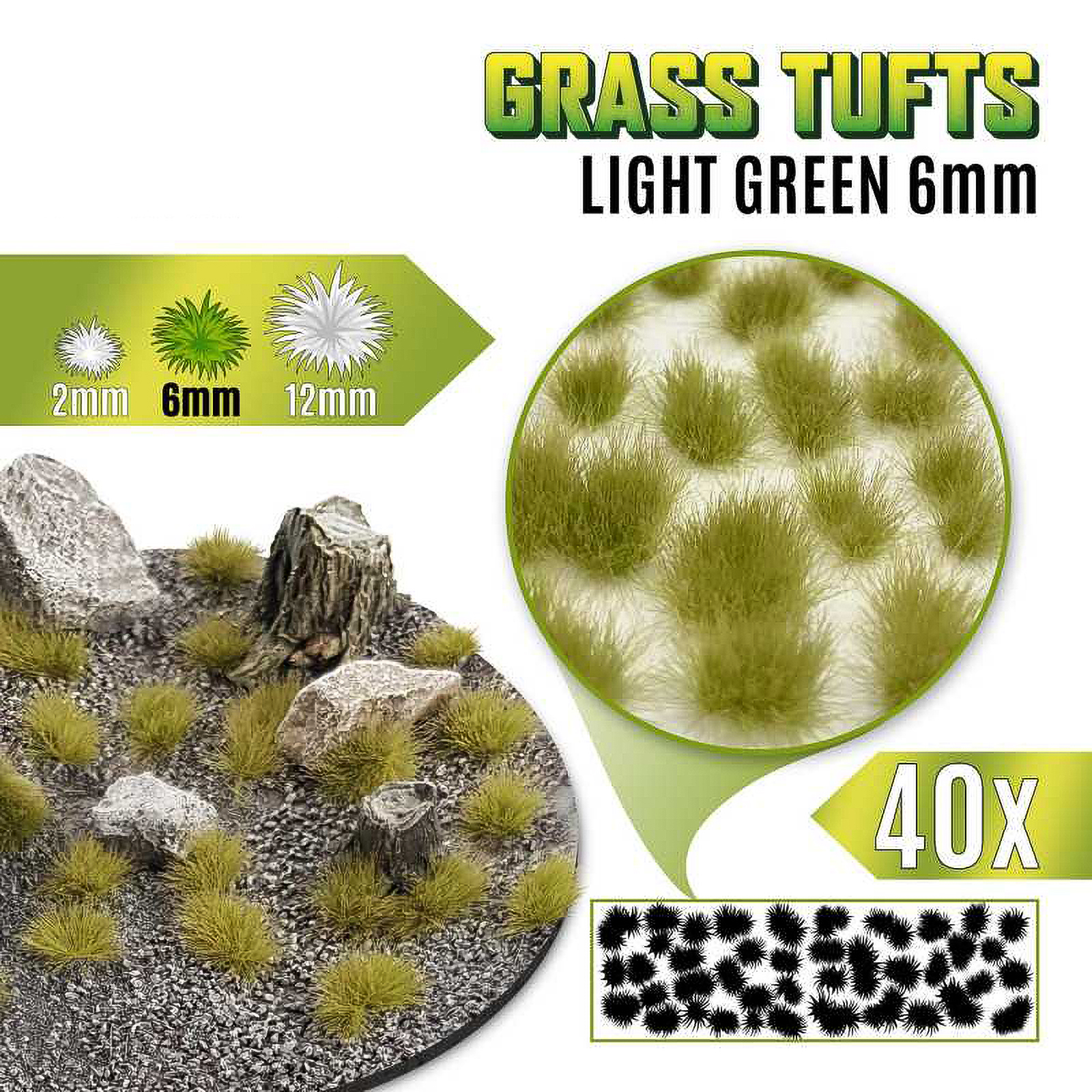 Пучки травы для моделирования Green Stuff World Grass Tufts 6 mm Light Green, Grass Tufts
Пучки травы для моделирования Green Stuff World Grass Tufts 6 mm Light Green, Grass Tufts