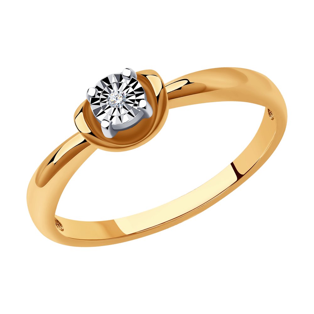 Кольцо из комбинированного золота с бриллиантом р. 17,5 SOKOLOV Diamonds 1012225, 1012225
Кольцо из комбинированного золота с бриллиантом р. 17,5 SOKOLOV Diamonds 1012225, 1012225