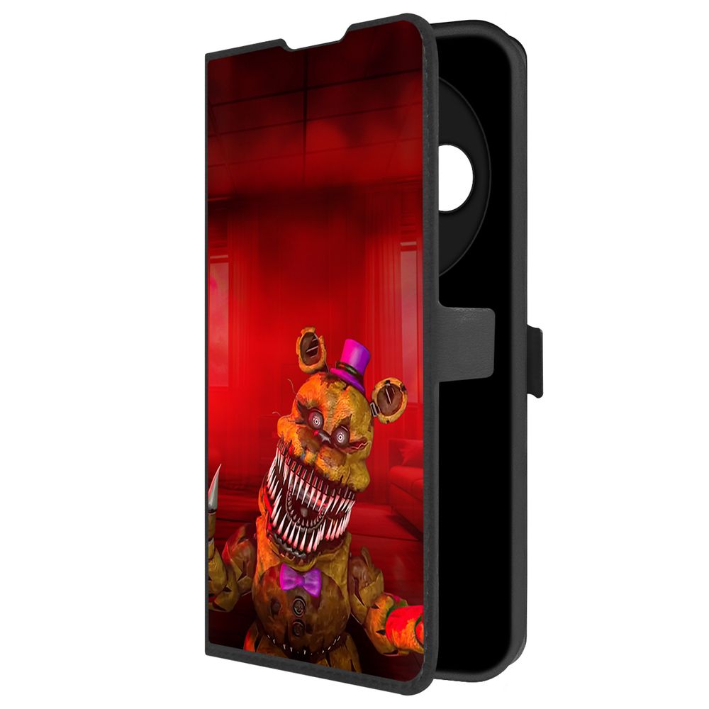 Чехол-книжка Krutoff Eco Book для Xiaomi Redmi 14C/Poco C75 ФНАФ - Фредди атакует (черный)
Чехол-книжка Krutoff Eco Book для Xiaomi Redmi 14C/Poco C75 ФНАФ - Фредди атакует (черный)