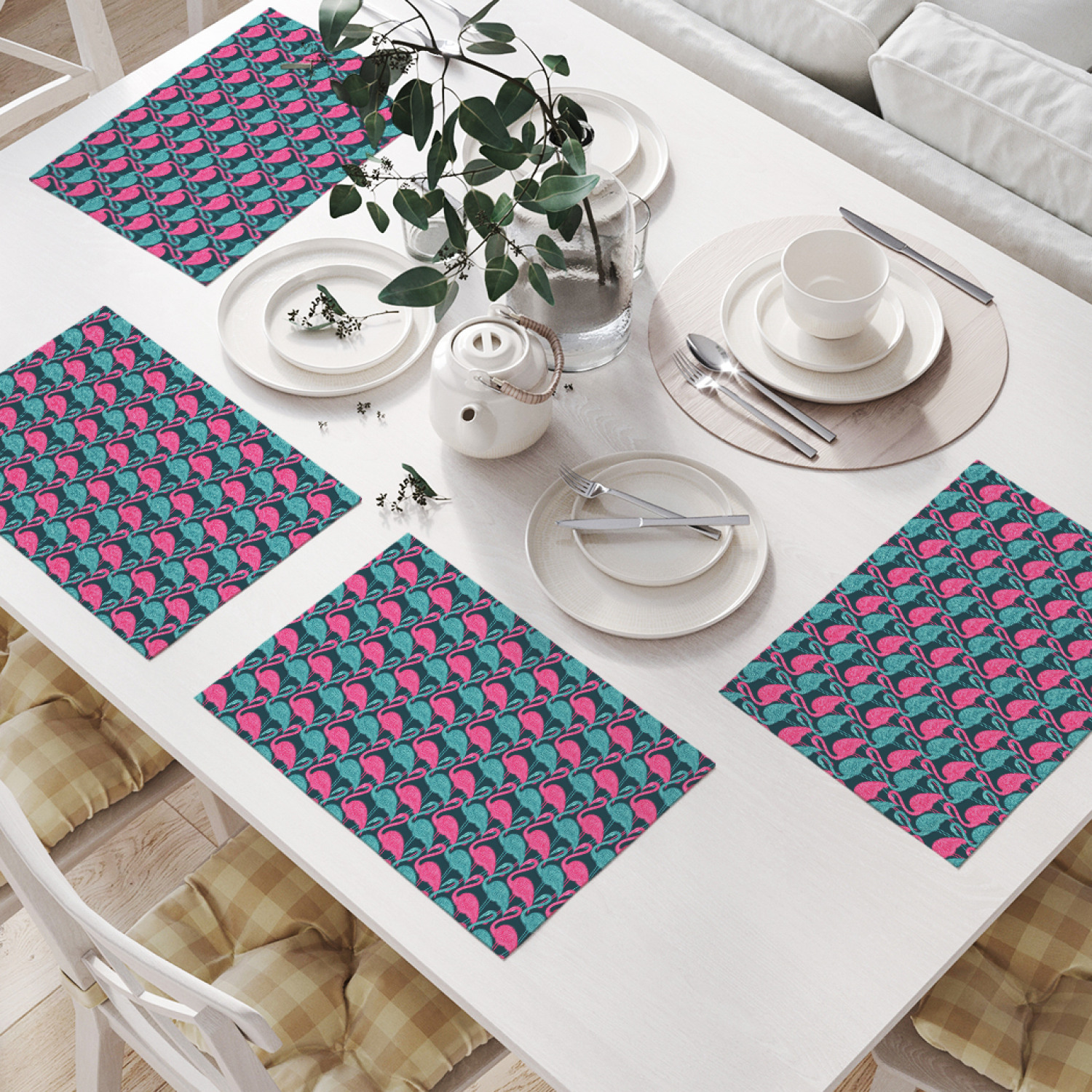 Комплект салфеток JoyArty "Биколор экзотических птиц" (32х46 см, 4 шт.), Биколор экзотических птиц
Комплект салфеток JoyArty "Биколор экзотических птиц" (32х46 см, 4 шт.), Биколор экзотических птиц