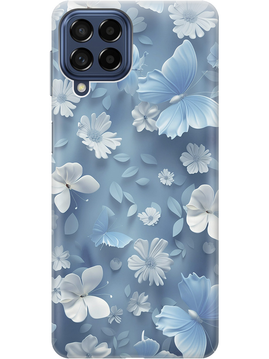 Силиконовый чехол на Samsung Galaxy M53 5G с принтом "Голубые бабочки", Прозрачный;белый;голубой, 740187610
Силиконовый чехол на Samsung Galaxy M53 5G с принтом "Голубые бабочки", Прозрачный;белый;голубой, 740187610