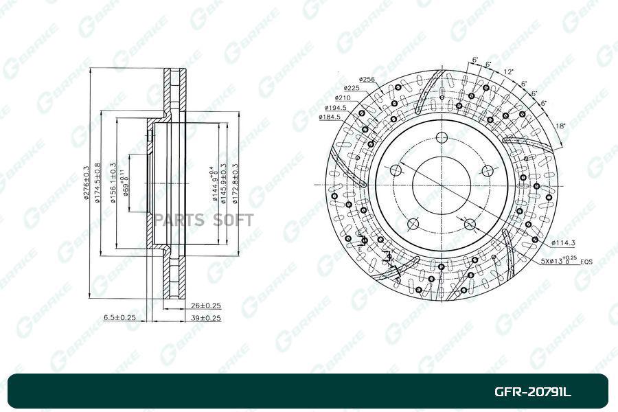 Диск Тормозной Перфорированный Вентилируемый G-Brake Gfr-20791L Левый 1Шт GBRAKE GFR20791L
Диск Тормозной Перфорированный Вентилируемый G-Brake Gfr-20791L Левый 1Шт GBRAKE GFR20791L