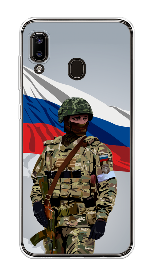 Чехол Awog на Samsung Galaxy A30/A20 "Солдат с флагом", Белый;синий;красный;зеленый, 27650-1
Чехол Awog на Samsung Galaxy A30/A20 "Солдат с флагом", Белый;синий;красный;зеленый, 27650-1