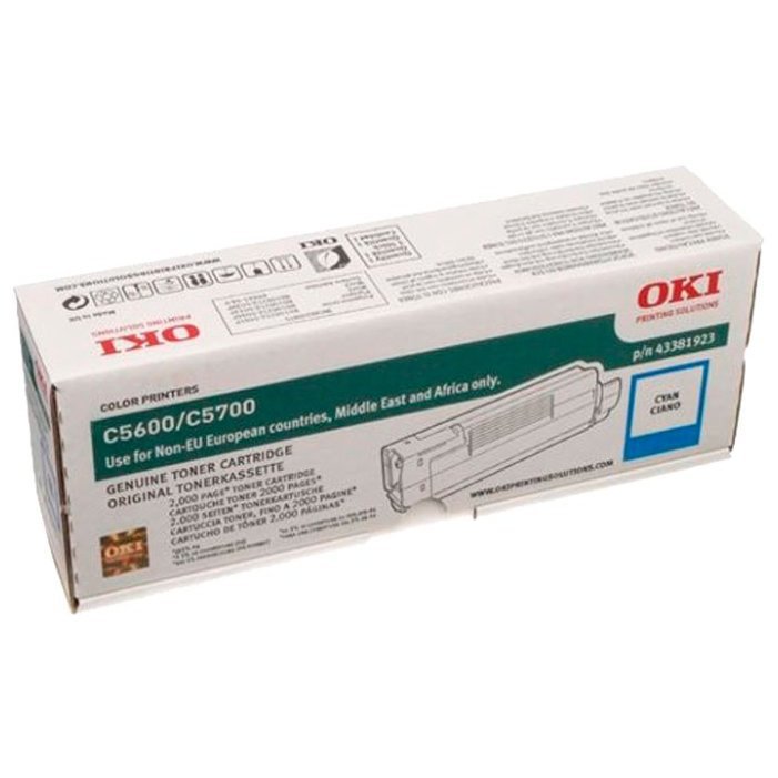 Картридж для лазерного принтера OKI 43381923/43381907 Blue, оригинальный, Голубой
Картридж для лазерного принтера OKI 43381923/43381907 Blue, оригинальный, Голубой