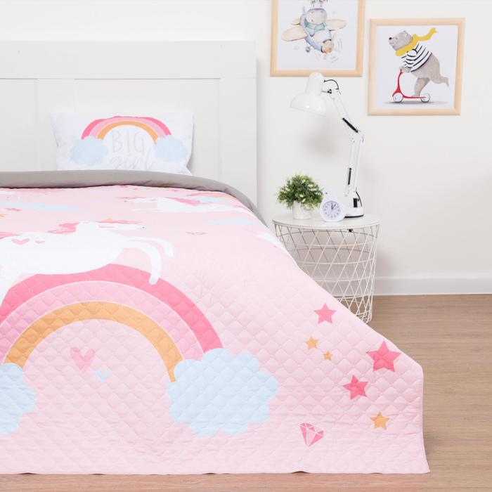 Покрывало детское и наволочка Этель 1,5 сп "Pink unicorn", 145х210 см, 40х60 см, микрофибр
Покрывало детское и наволочка Этель 1,5 сп "Pink unicorn", 145х210 см, 40х60 см, микрофибр