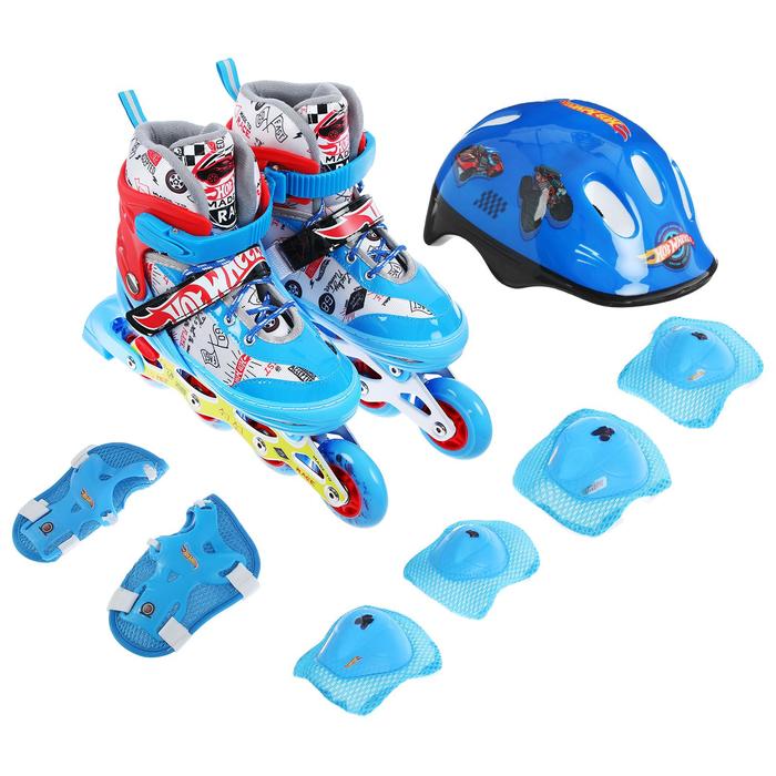 Роликовые коньки Hot Wheels, PU колёса со светом, в комплекте с защитой и шлемом, размер S
Роликовые коньки Hot Wheels, PU колёса со светом, в комплекте с защитой и шлемом, размер S