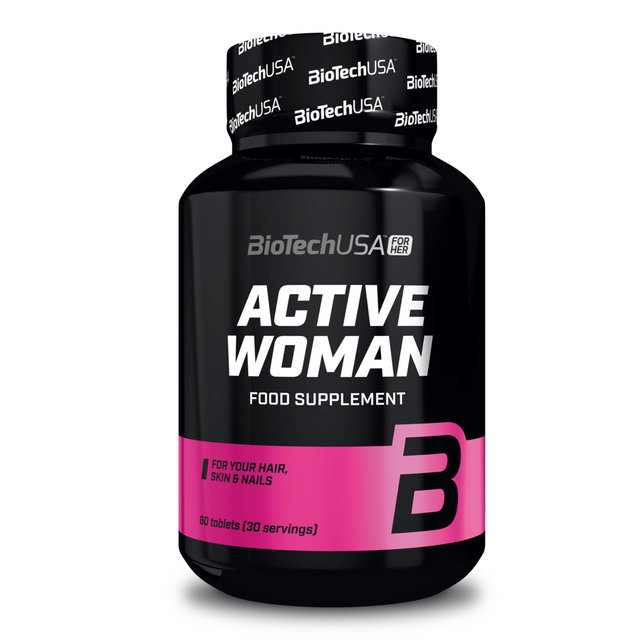 фото Витаминно-минеральный комплекс biotechusa active woman 60 таблеток